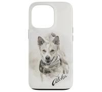 Carcasa para iPhone 13 Pro Aloka The Walk for Peace Dog Spreading Hope Indian Ink Art