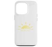 Carcasa para iPhone 13 Pro Amanecer Sereno Sol Minimalista Naturaleza Tranquila