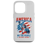 Carcasa para iPhone 13 Pro América Nosotros El Pueblo 250 Años Sin Reyes Democracia Libertad