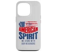 Carcasa para iPhone 13 Pro American Spirit Nosotros El Pueblo Estamos con los vecinos Democracia
