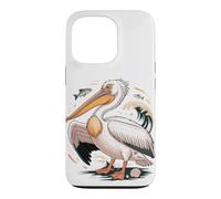 Carcasa para iPhone 13 Pro American White Pelican Sea Bird Birder