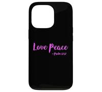 Carcasa para iPhone 13 Pro Amor Paz Salmo Salvación Escritura Versículo bíblico Pacífico