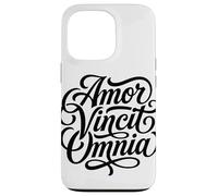 Carcasa para iPhone 13 Pro Amor Vincit Omnia El Amor Conquista Todo el día de San Valentín
