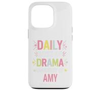 Carcasa para iPhone 13 Pro Amy Personalized Name Funny Cute Custom Amy Name