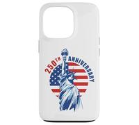 Carcasa para iPhone 13 Pro An Amazing 250 Years 1776-2026 Birthday American (White)