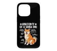 Carcasa para iPhone 13 Pro Anatomía De Un Shiba Inu - Perro Japonés Papá Perro Mamá