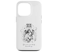 Carcasa para iPhone 13 Pro Angel Number 111 Intuición Numerología Espiritual Angelcore
