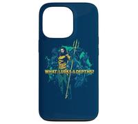 Carcasa para iPhone 13 Pro Aquaman Movie What Lurks In The Depths?