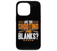 Carcasa para iPhone 13 Pro Are You Shooting Blanks Clay Paloma Trap Shooting Skeet Hombres