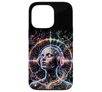 Carcasa para iPhone 13 Pro Arte Colorido Psicodélico Trance Rave