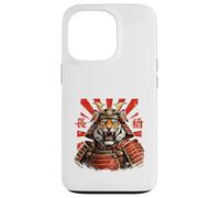 Carcasa para iPhone 13 Pro Arte del espíritu Guerrero del Tigre samurái