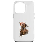 Carcasa para iPhone 13 Pro Arte Espiritual de Batalla de Caballo de Guerra