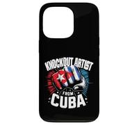 Carcasa para iPhone 13 Pro Artista Knockout de Cuba Orgullo de Boxeo Cubano