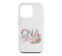 Carcasa para iPhone 13 Pro Asistente de enfermería certificada por CNA Tropical Flowers Summer Girl
