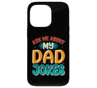 Carcasa para iPhone 13 Pro Ask Me About My Dad Jokes Funny Father's Day Dad Joke