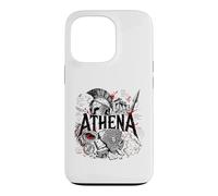 Carcasa para iPhone 13 Pro Atenea Diosa Guerrera Griega Antigua Búho Esparta