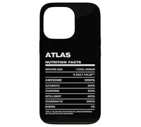 Carcasa para iPhone 13 Pro Atlas Datos de Nutrición Nombre Gracioso