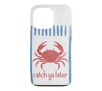 Carcasa para iPhone 13 Pro Atrapa ya más Tarde Cangrejo Sailorcore Fishermencore