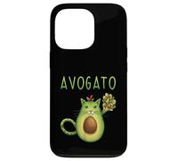 Carcasa para iPhone 13 Pro Avogato Cinco De Mayo Regalo Cinco De Meow Avogato Cat Aguacate