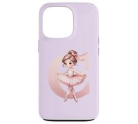 Carcasa para iPhone 13 Pro Bailarina Girl Dancing Name First Letter C Girly Tutu Ballet