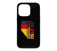 Carcasa para iPhone 13 Pro Bandera Alemana Y Luchador De Jiu-Jitsu De Alemania