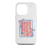Carcasa para iPhone 13 Pro Bandera con Lazo de Sweet Land of Liberty Patriotic Coquette, EE. UU.