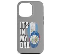 Carcasa para iPhone 13 Pro Bandera de ADN de Belice y Guatemala, Regalo de Patrimonio