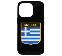 Carcasa para iPhone 13 Pro Bandera de Grecia - Escudo de Armas Griego