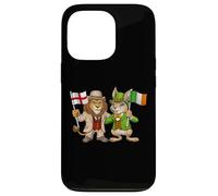 Carcasa para iPhone 13 Pro Bandera de Inglaterra e Irlanda Raíces inglesas Reino Unido