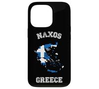Carcasa para iPhone 13 Pro Bandera Envejecida de Grecia Orgullo de Naxos