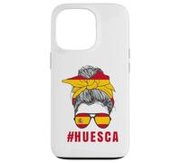 Carcasa para iPhone 13 Pro Bandera Española Señora España Huesca