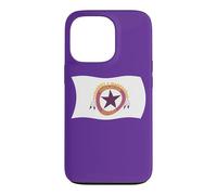 Carcasa para iPhone 13 Pro Bandera Ondulada de la Tribu Wampanoag Squanto India nativa Americana