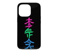 Carcasa para iPhone 13 Pro Bandera polisexual Hon Sha Ze SHO NEN Reiki Símbolo Yoga