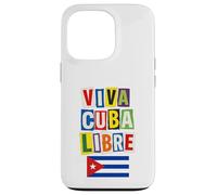 Carcasa para iPhone 13 Pro Bandera Viva Cuba Libre