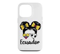 Carcasa para iPhone 13 Pro Bandiera dell'Ecuador Chica Orgogliosi Tifosi Ecuador