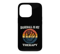 Carcasa para iPhone 13 Pro Baseball Is My Therapy Vintage Retro Glove Player