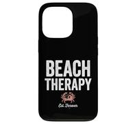 Carcasa para iPhone 13 Pro Beach Therapy Crab Ocean Summer Vacation