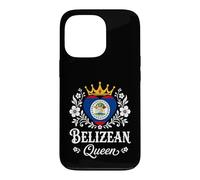 Carcasa para iPhone 13 Pro Belizean Queen Belize Flag Proud Belizean Woman