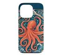 Carcasa para iPhone 13 Pro Belle Epoque Pulpo Vintage Ocean Art