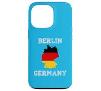 Carcasa para iPhone 13 Pro Berlín Alemania Vintage Alemania Bandera Mapa Diseño