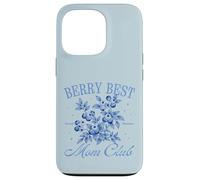 Carcasa para iPhone 13 Pro Berry Best Mom Club Mother's Day Cute Blueberry Vintage