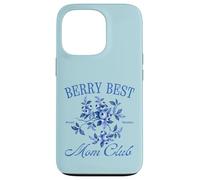 Carcasa para iPhone 13 Pro Berry Best Mom Club Mother's Day Cute Vintage Blueberry