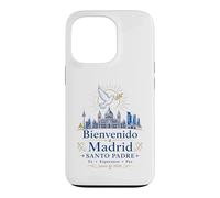 Carcasa para iPhone 13 Pro Bienvenido a Madrid Santo Padre 2026 Paloma de Paz Católico