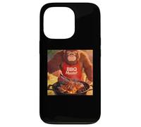 Carcasa para iPhone 13 Pro Bigfoot Cooking Grill BBQ Funny Gift Bigfoot