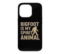 Carcasa para iPhone 13 Pro Bigfoot Is My Spirit Animal Funny Sasquatch Retro Design