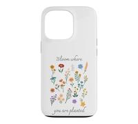 Carcasa para iPhone 13 Pro Bloom Where You Are Planted Gardening Floral Motivational