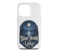 Carcasa para iPhone 13 Pro Blue Hour at The Lake Badge Lakecore Aesthetic