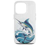 Carcasa para iPhone 13 Pro Blue Marlin Ocean Graphic Fishing
