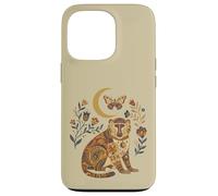 Carcasa para iPhone 13 Pro Boho Celestial Baboon Moon Floral