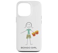 Carcasa para iPhone 13 Pro Bongo Divertido para Mujer, Regalos para Chicas músicas